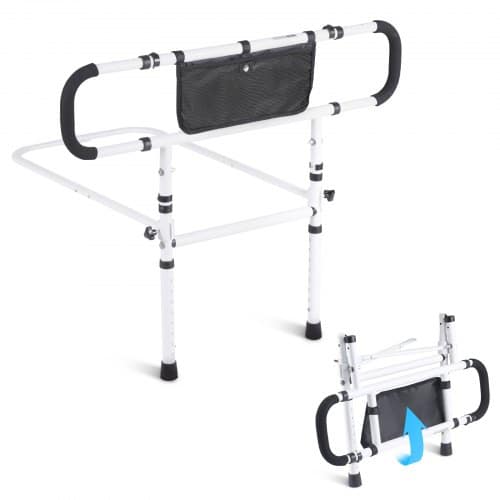 de2FKZDSCBSSYSSDGIU0MV02Fgoods_img-v12Fbed-handrail-m100-1.2.jpg Lovos apsauginis turėklas senjorams, 180° nulenkiamas, reguliuojamas - Image 1