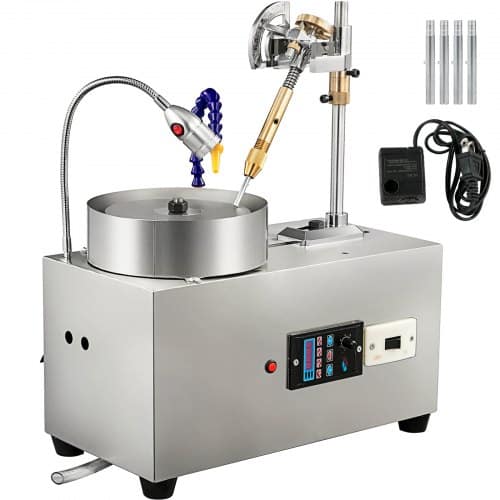 de2FMQMSPGJYSBOB00001V22Fgoods_img-v42Ffaceting-machine-m100-1.2.jpg Brangakmenių briaunavimo ir poliravimo staklės, 2800 aps./min., su vandens siurbliu - Image 1