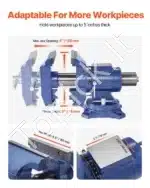 Daugiafunkcis stalinis spaustuvas, 165 mm / 360° pasukimas - Image 7