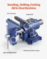 Daugiafunkcis stalinis spaustuvas, 165 mm / 360° pasukimas - Image 6