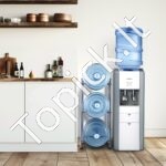 3 pakopų vandens butelių laikiklis, sidabrinis, 3 buteliams. - Image 3