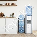 Vandens ąsočio laikiklis, vienos eilės, 3 buteliai, juodas. - Image 2