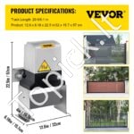 800 kg stumdomų vartų operatorius, slydimo ritinėlis. - Image 6