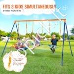 Metalinės kiemo sūpynės 3 in 1  iki 275 kg - Image 3