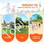 Metalinės kiemo sūpynės 3 in 1  iki 275 kg - Image 5