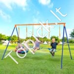 Metalinės kiemo sūpynės 3 in 1  iki 275 kg - Image 7