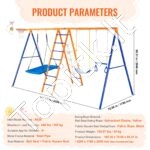 Daugiafunkcinės kiemo sūpynės 6 in 1 iki 200 kg - Image 6