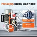 Automatinė elektrinė 1,5–32 mm kabelių lupimo mašina 750 W - Image 2