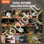 Sulankstomas nešiojamas daugiafunkcis kastuvas 8 in 1, 2 dalių - Image 2