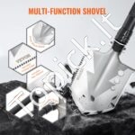 Sulankstomas nešiojamas daugiafunkcis kastuvas 8 in 1, 2 dalių - Image 4