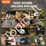 Sulankstomas nešiojamas daugiafunkcis kastuvas 13 in 1, 4 dalių - Image 2