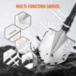 Sulankstomas nešiojamas daugiafunkcis kastuvas 13 in 1, 4 dalių - Image 4