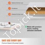 Sienoje montuojamas plaukiojantis sulankstomas stalas 90x50 cm - Image 5