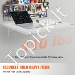 Sienoje montuojamas plaukiojantis sulankstomas stalas 100x50 cm - Image 7