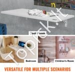 Sienoje montuojamas plaukiojantis sulankstomas stalas 100x50 cm - Image 4