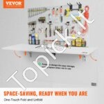 Sienoje montuojamas plaukiojantis sulankstomas stalas 110x46 cm - Image 8