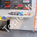 Sienoje montuojamas plaukiojantis sulankstomas stalas 110x46 cm - Image 2