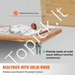 Sienoje montuojamas plaukiojantis sulankstomas stalas 120x50 cm - Image 8