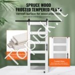 Stumdomų tvarto durų rinkinys, 76 x 213 cm, medinis ir stiklinis, su furnitūra - Image 8