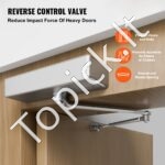 Automatinis durų užraktas, 120 kg, su aliuminio korpusu, sidabrinis - Image 8