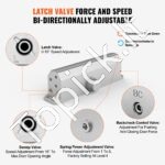 Automatinis durų užraktas, 120 kg, su aliuminio korpusu, sidabrinis - Image 7