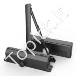 Automatinis durų užraktas, 150 kg, su aliuminio korpusu, juodas - Image 2