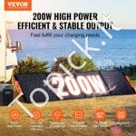 Monokristalinės 200W saulės baterijos sulankstomas ETFE įkroviklio rinkinys - Image 8