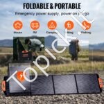 Monokristalinės 200W saulės baterijos sulankstomas ETFE įkroviklio rinkinys - Image 7