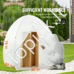 Purškiamų dažų pastogė 152x152x178 cm, iššokanti palapinė - Image 8