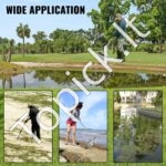 Vejos/smėlio grėblys iš aliuminio ir nerūdijančio plieno 130 x 40 x 25 cm - Image 7