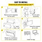 „Murphy“ spyruoklių mechanizmas, karališkos lovos (horizontalus), baltas. - Image 5