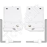 "Murphy" lovos spyruoklių mechanizmo rinkinys, baltas, vertikalus. - Image 2