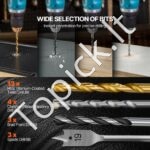 Gręžimo grąžtų rinkinys 70 vnt. su dėklu, įvairiems tikslams - Image 8