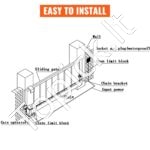 Stumdomų vartų atidarytuvas 1500 kg, su infraraudonųjų spindulių jutikliu. - Image 5