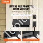 Sieninė integruota pašto dėžutė 305 x 155 x 360 mm - Image 8