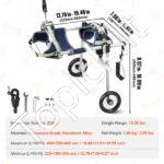 Neįgaliųjų vežimėlis augintiniams (S) - Image 7