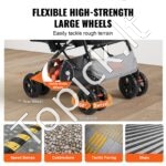 4 ratų vežimėlis šunims su stabdžiais, 20 kg - Image 3