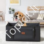 Šunų automobilinė sėdynė S M L šunims iki 18,14 kg, juoda - Image 8