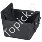 Šunų automobilinė sėdynė S M L šunims iki 18,14 kg, juoda - Image 9