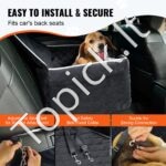 Šuns automobilinė sėdynė iki 25kg 72x52x54mm - Image 4