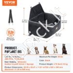 Šuns automobilinė sėdynė iki 25kg 72x52x54mm - Image 7