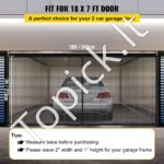 Garažo durų ekranas, 5,49 x 2,13 m, su magnetu, vaikams ir augintiniams. - Image 8