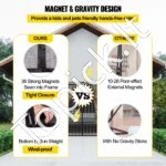 Garažo durų ekranas, 5,49 x 2,13 m, su magnetu, vaikams ir augintiniams. - Image 6