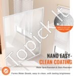 Pusiau berėmės dušo durys 1465–1500 x 1778 mm, 6 mm SGCC grūdintas stiklas, chromo apdaila - Image 7