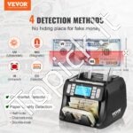 Banknotų skaičiuotuvas su UV MG IR DD padirbtų banknotų aptikimu - Image 8