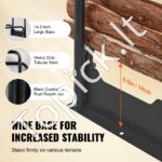 Metalinė malkų lentyna, 386 x 36 x 117 cm, 400 kg, su dangčiu. - Image 6