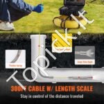 Kanalizacijos kamera, 22,9 cm 720p ekranas, 90 m vamzdžių apžiūra su 512 Hz sonaru - Image 5