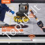 Kanalizacijos kamera, 22,9 cm 720p ekranas, 50 m vamzdžių apžiūrai, 512 Hz sonaras - Image 9