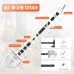 Sulankstomų kirvių ir kastuvų rinkinys 28-in-1 - Image 4