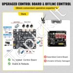 3 ašių lazerinio graviravimo mašina, skirta drožinėjimui, frezavimui, plastikui, akrilui, PVC, medienai 2,5W - Image 6